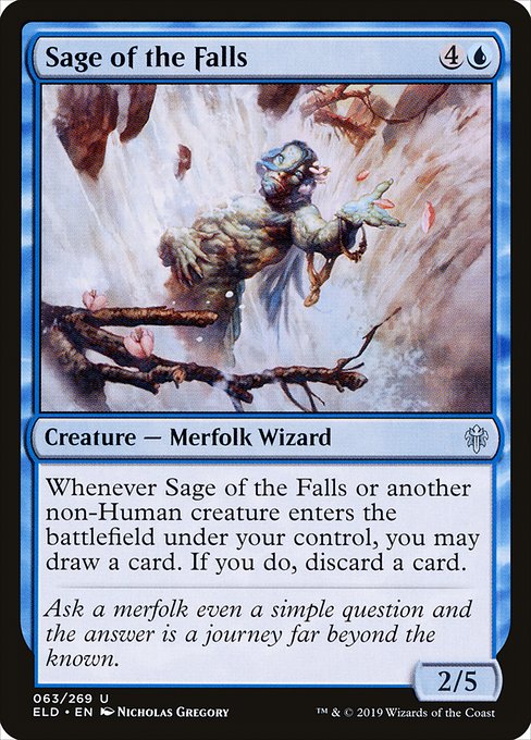 Sage of the Falls - Throne of Eldraine Uncommon Card