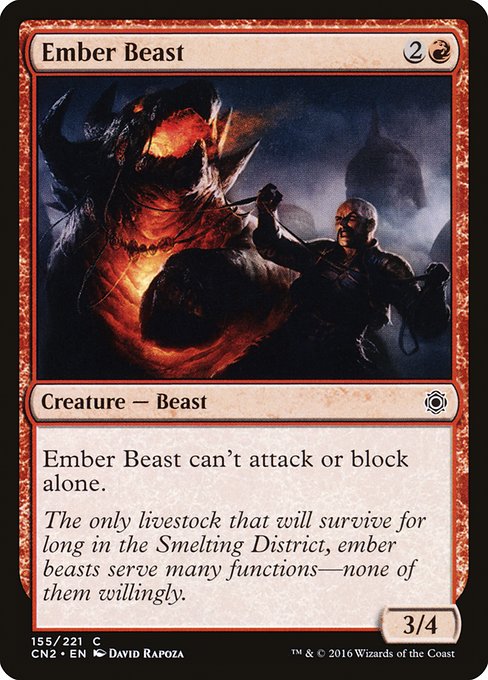Ember Beast - Conspiracy: Take the Crown Common Card