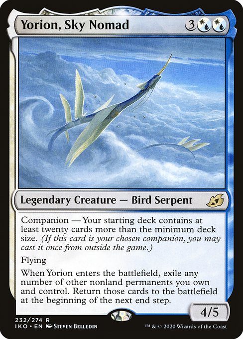 Yorion, Sky Nomad - Ikoria: Lair of Behemoths Rare Card