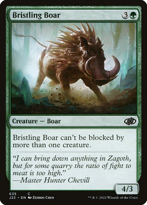 Bristling Boar - Jumpstart 2022 Common Card