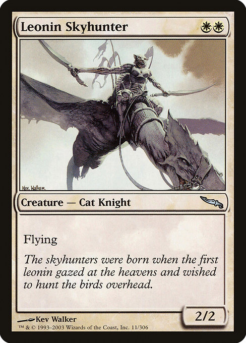 Leonin Skyhunter - Mirrodin Uncommon Card