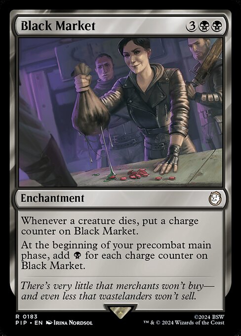 Black Market - Fallout Rare Card