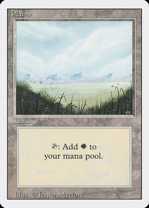 Plains - Revised Edition Common Card