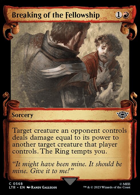Breaking of the Fellowship - The Lord of the Rings: Tales of Middle-earth Common Card