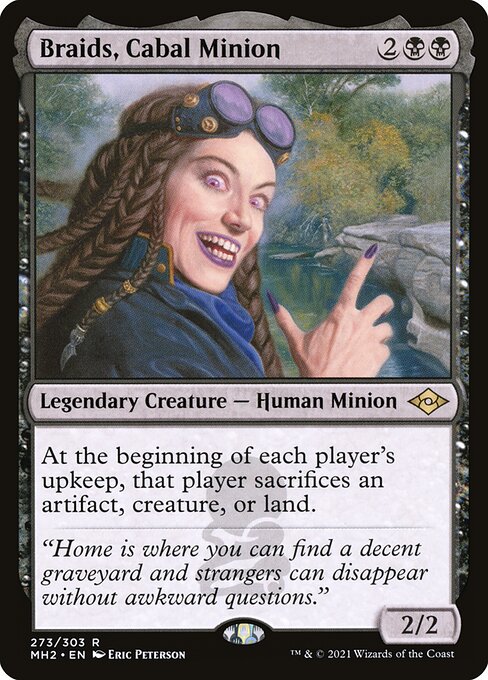 Braids, Cabal Minion - Modern Horizons 2 Rare Card