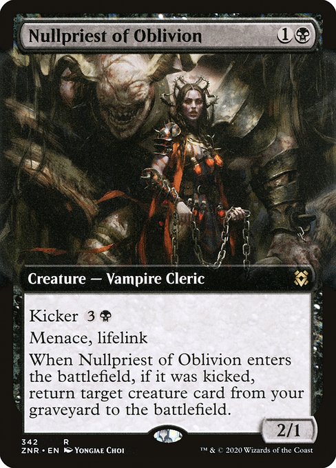 Nullpriest of Oblivion - Zendikar Rising Rare Card