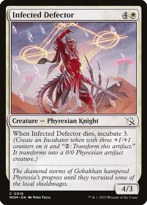 Infected Defector - March of the Machine Common Card