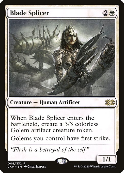 Blade Splicer - Double Masters Rare Card