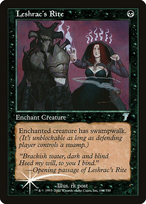 Leshrac's Rite - Seventh Edition Uncommon Card