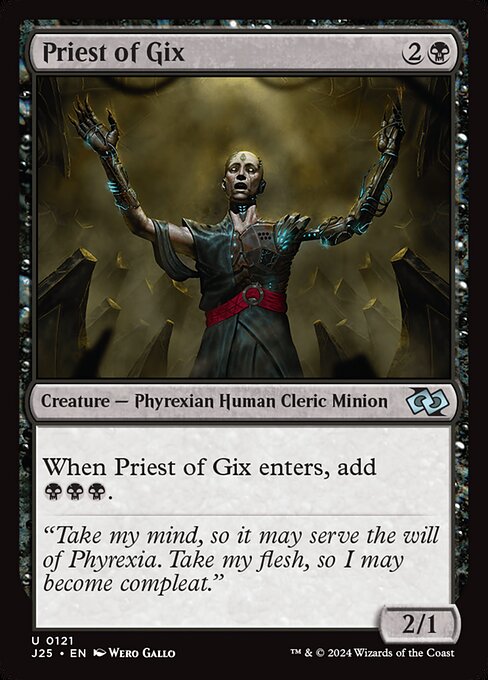 Priest of Gix - Foundations Jumpstart Uncommon Card