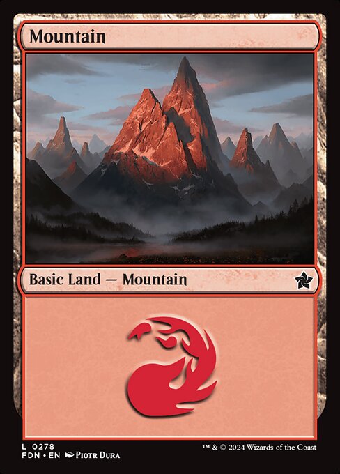 Mountain - Foundations Common Card