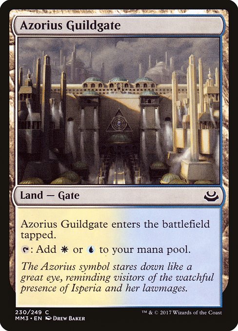 Azorius Guildgate - Modern Masters 2017 Common Card