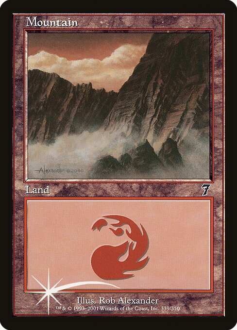 Mountain - Seventh Edition Common Card
