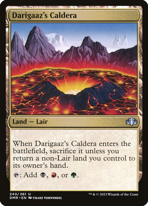 Darigaaz's Caldera - Dominaria Remastered Uncommon Card