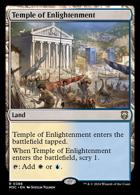 Temple of Enlightenment - Modern Horizons 3 Commander Rare Card