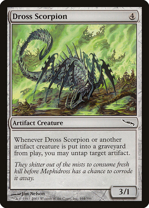 Dross Scorpion - Mirrodin Common Card