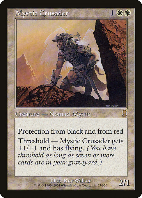 Mystic Crusader - Odyssey Rare Card