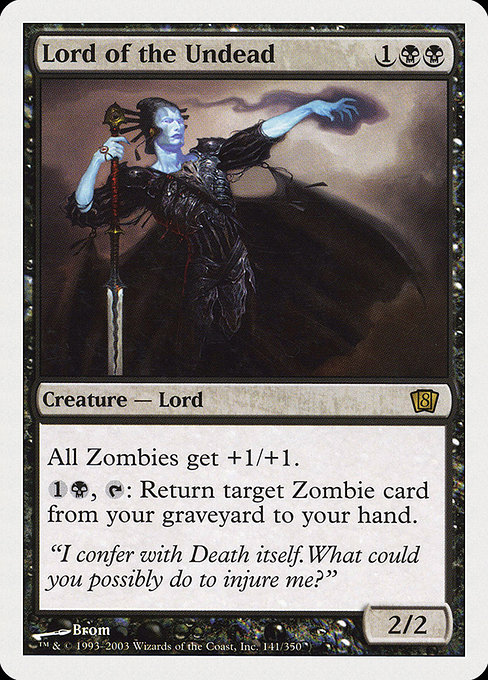 Lord of the Undead - Eighth Edition Rare Card