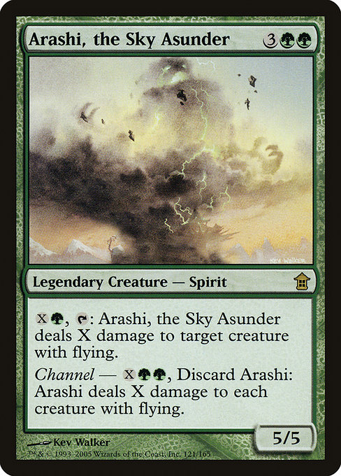 Arashi, the Sky Asunder - Saviors of Kamigawa Rare Card