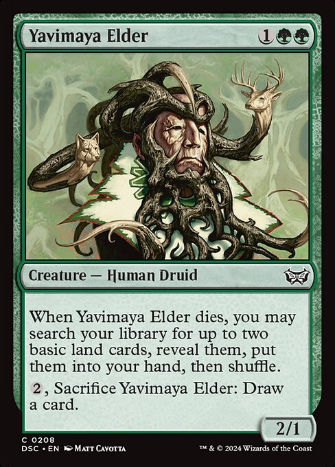 Yavimaya Elder - Duskmourn: House of Horror Commander Common Card