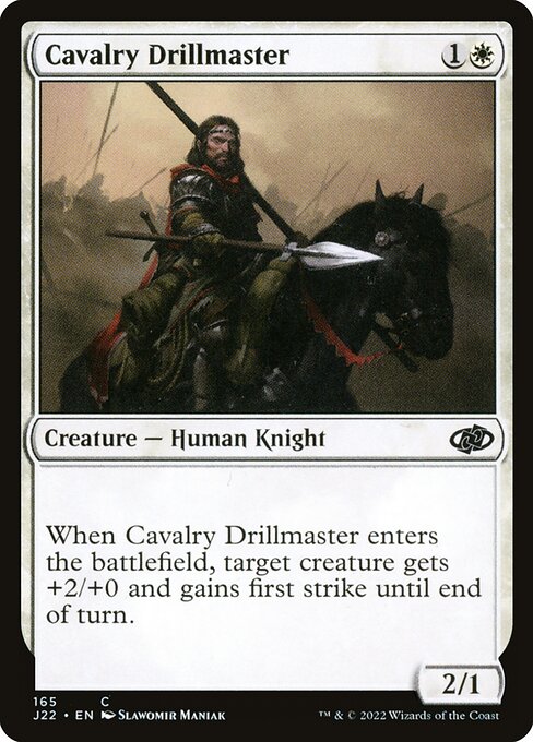 Cavalry Drillmaster - Jumpstart 2022 Common Card