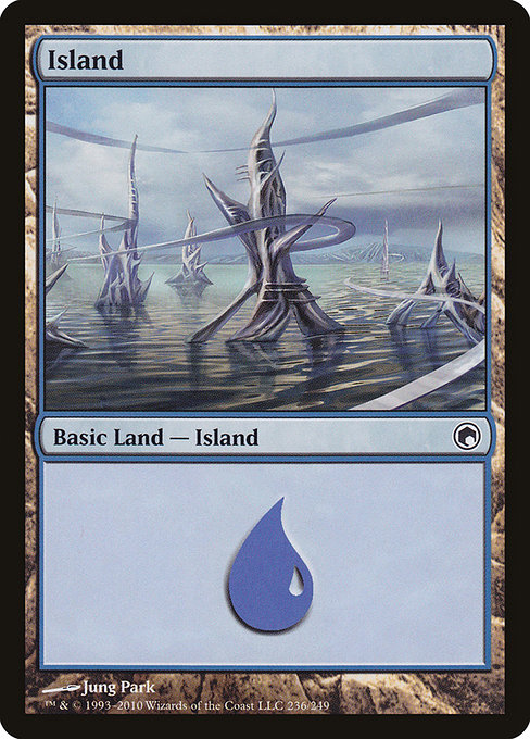 Island - Scars of Mirrodin Common Card