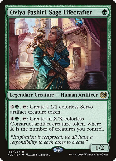 Oviya Pashiri, Sage Lifecrafter - Kaladesh Rare Card