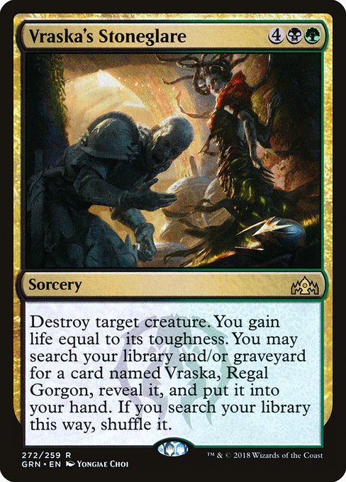 Vraska's Stoneglare - Guilds of Ravnica Rare Card