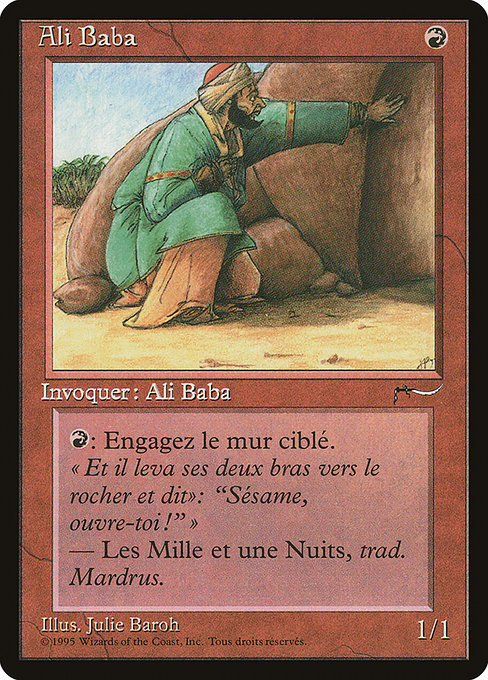 Ali Baba - Renaissance Uncommon Card