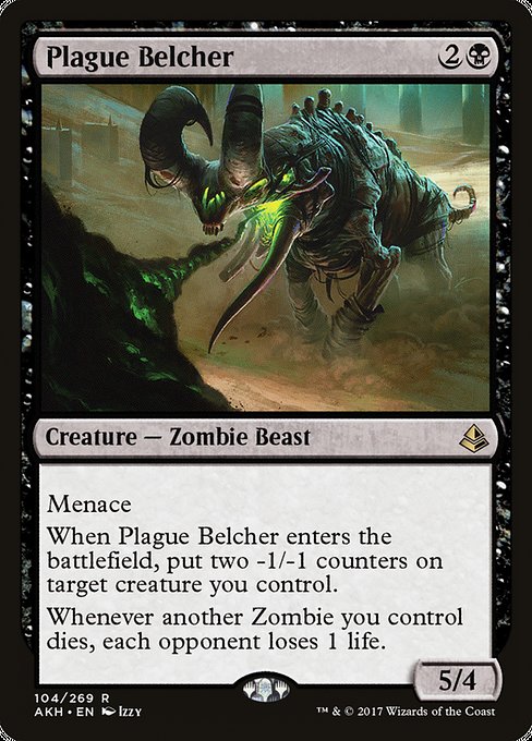 Plague Belcher - Amonkhet Rare Card