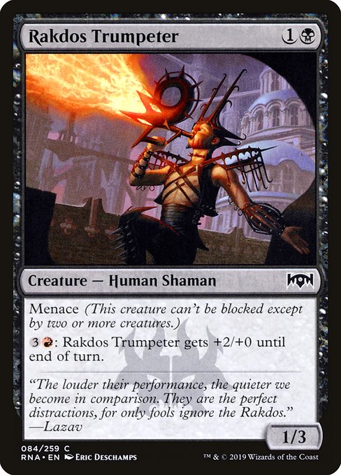 Rakdos Trumpeter - Ravnica Allegiance Common Card
