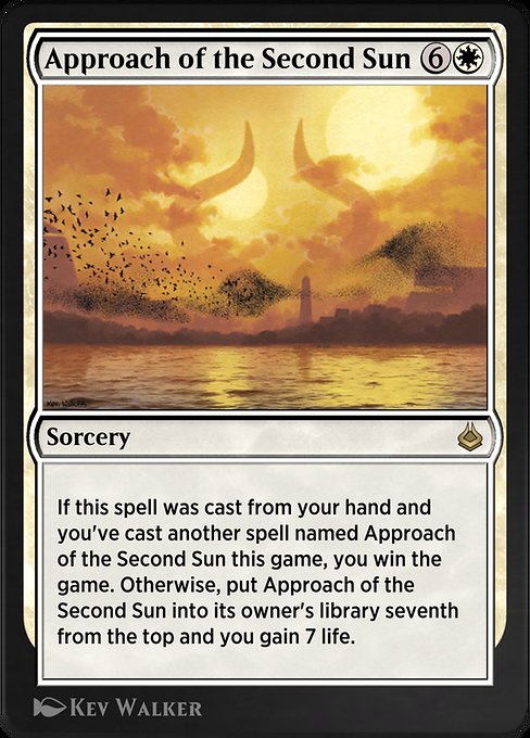 Approach of the Second Sun - Amonkhet Remastered Rare Card