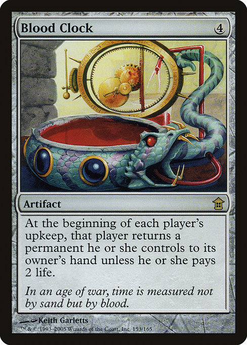 Blood Clock - Saviors of Kamigawa Rare Card