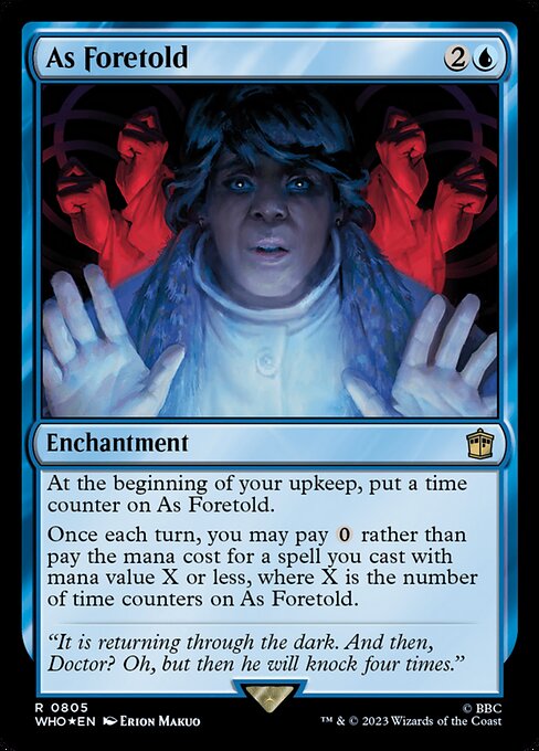As Foretold - Doctor Who Rare Card
