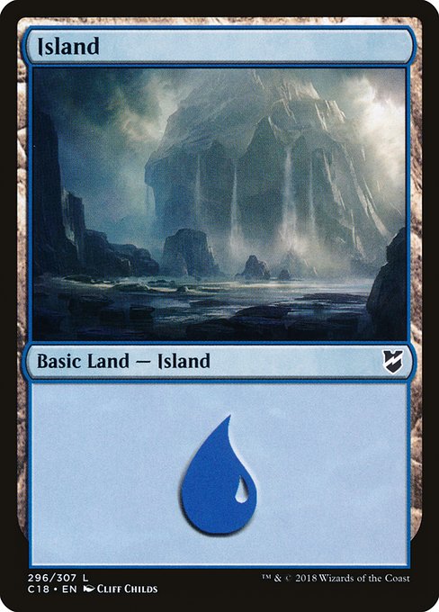 Island - Commander 2018 Common Card