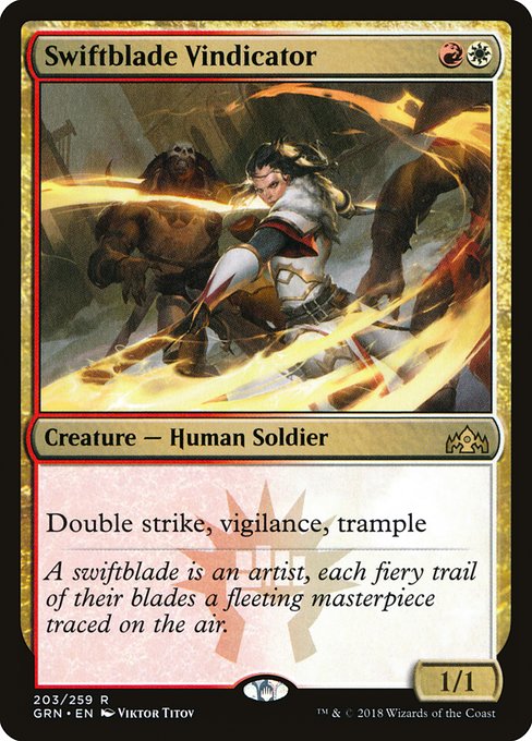 Swiftblade Vindicator - Guilds of Ravnica Rare Card