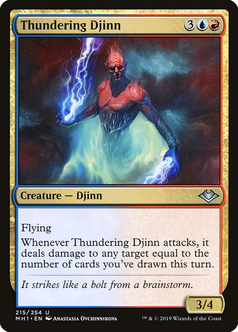 Thundering Djinn - Modern Horizons Uncommon Card