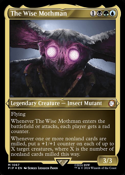 The Wise Mothman - Fallout Mythic Card