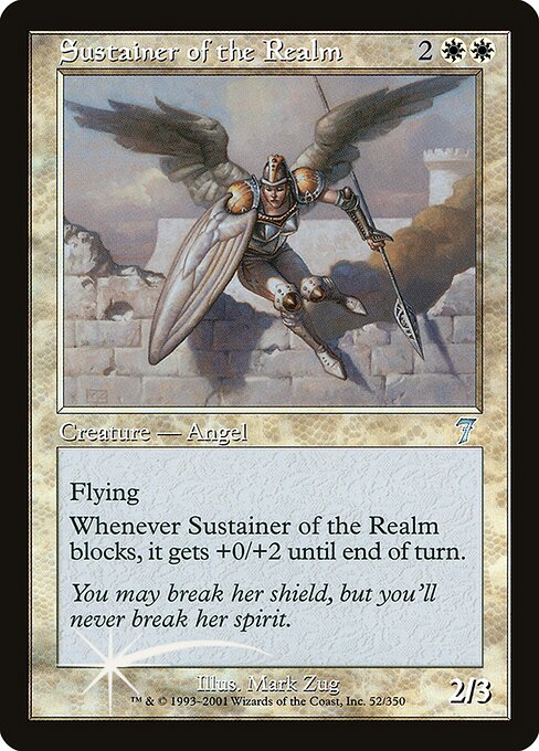 Sustainer of the Realm - Seventh Edition Uncommon Card