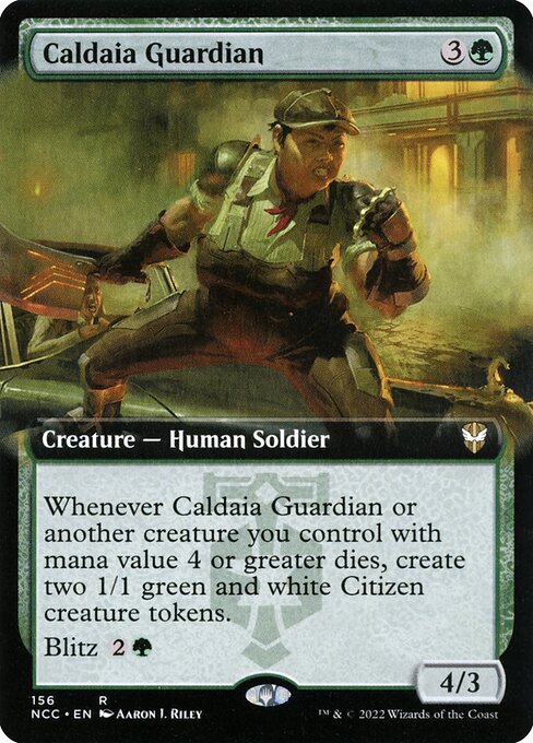 Caldaia Guardian - New Capenna Commander Rare Card