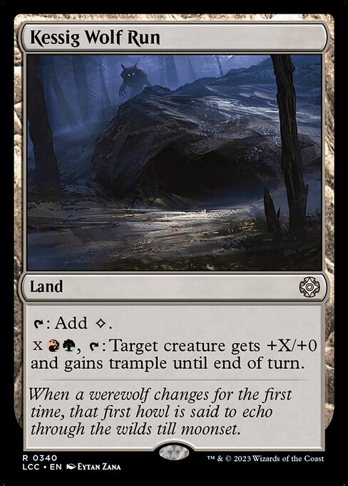 Kessig Wolf Run - The Lost Caverns of Ixalan Commander Rare Card