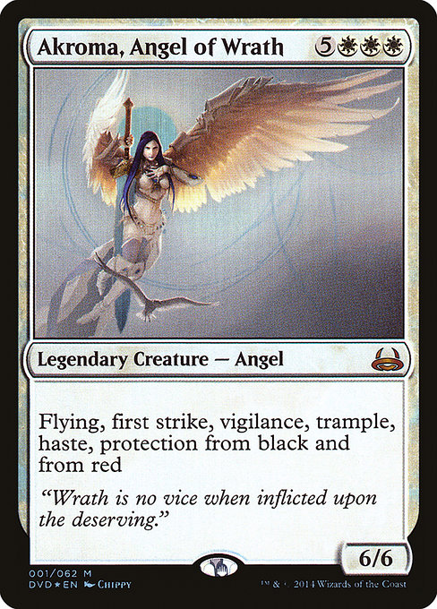 Akroma, Angel of Wrath - Duel Decks Anthology: Divine vs. Demonic Mythic Card