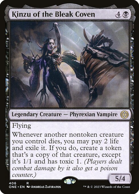 Kinzu of the Bleak Coven - Phyrexia: All Will Be One Rare Card