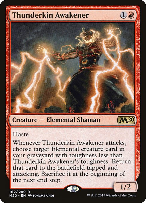 Thunderkin Awakener - Core Set 2020 Rare Card