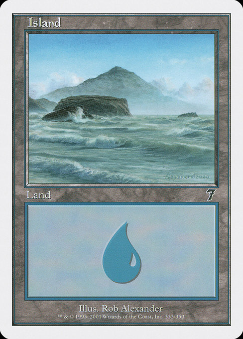 Island - Seventh Edition Common Card