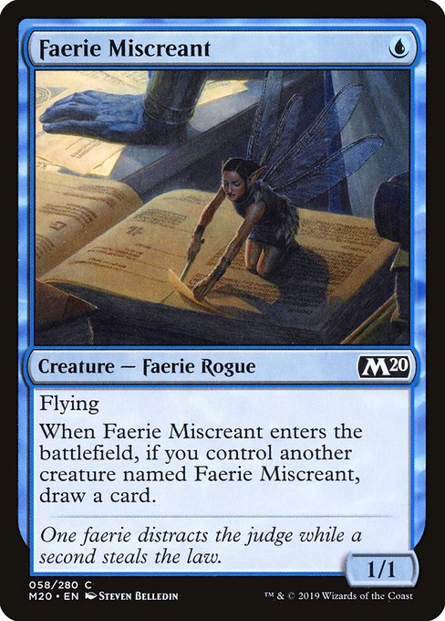 Faerie Miscreant - Core Set 2020 Common Card