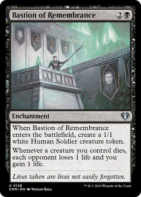 Bastion of Remembrance - Commander Masters Uncommon Card