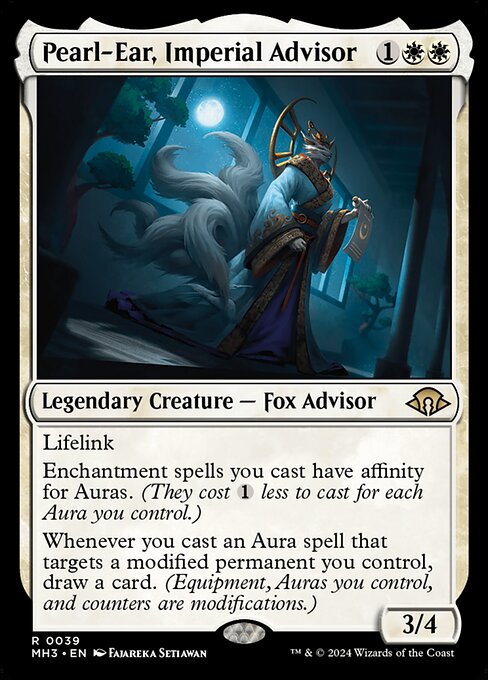 Pearl-Ear, Imperial Advisor - Modern Horizons 3 Rare Card