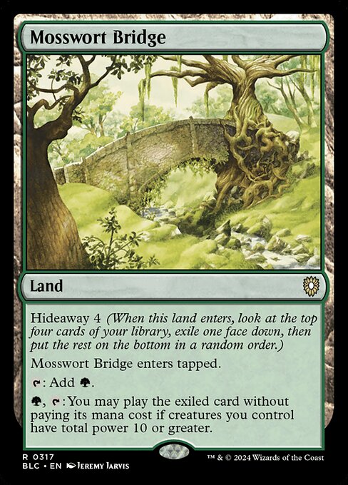 Mosswort Bridge - Bloomburrow Commander Rare Card