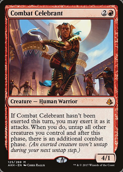 Combat Celebrant - Amonkhet Mythic Card